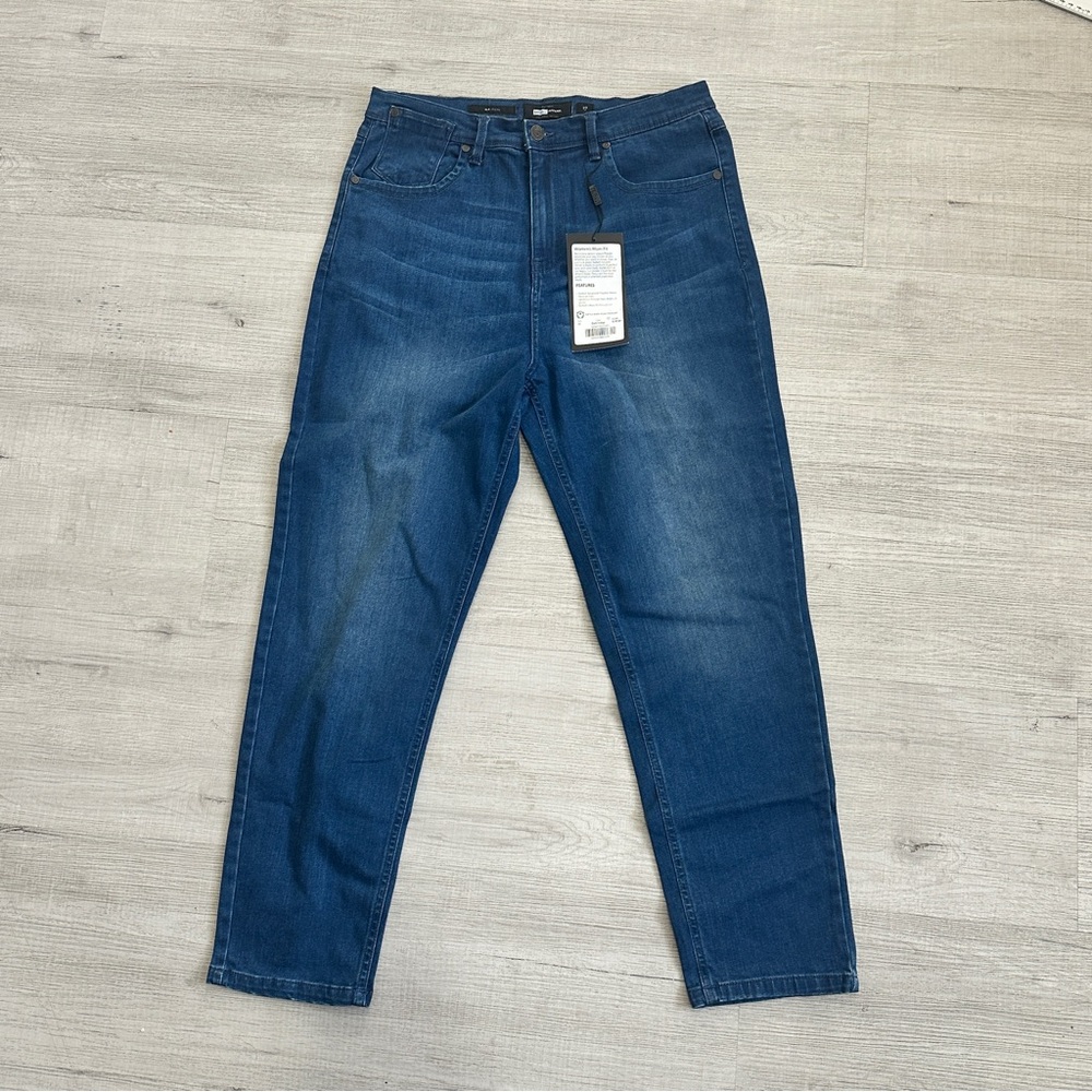 Barbell Apparel Mom Fit Jeans in Dark Indigo sz 29